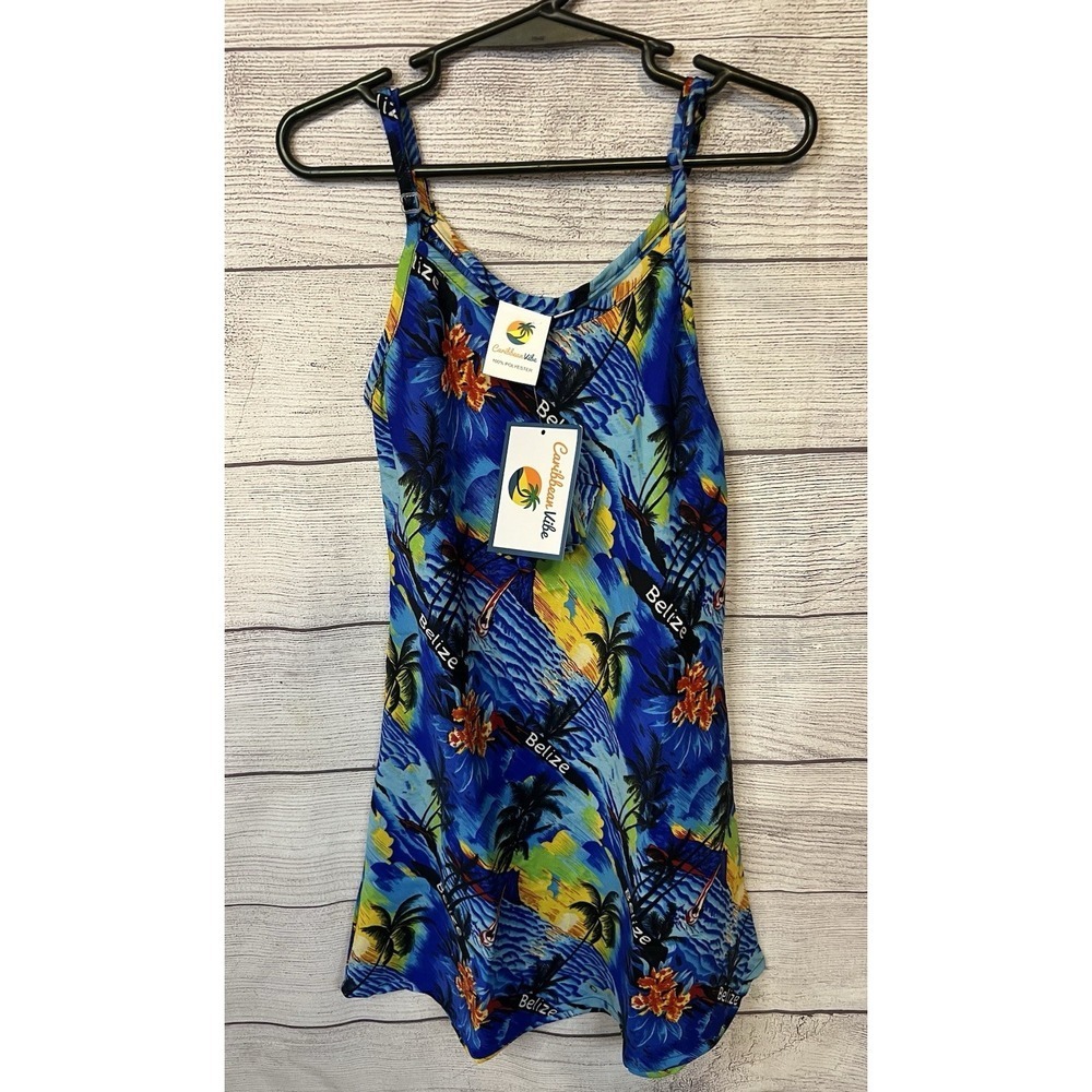 NWT Caribbean Vibe Girls Sundress Size Small